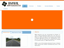 Tablet Screenshot of bmwil.co.in